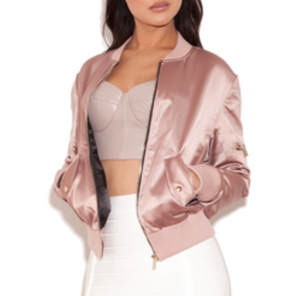 House of London/ house of cb rosy bomber jacket